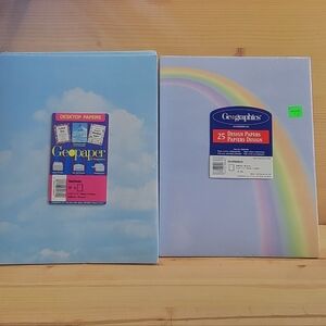 7 Packs Geographics Decorative Paper